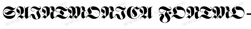 saintmonica fontmo字体转换